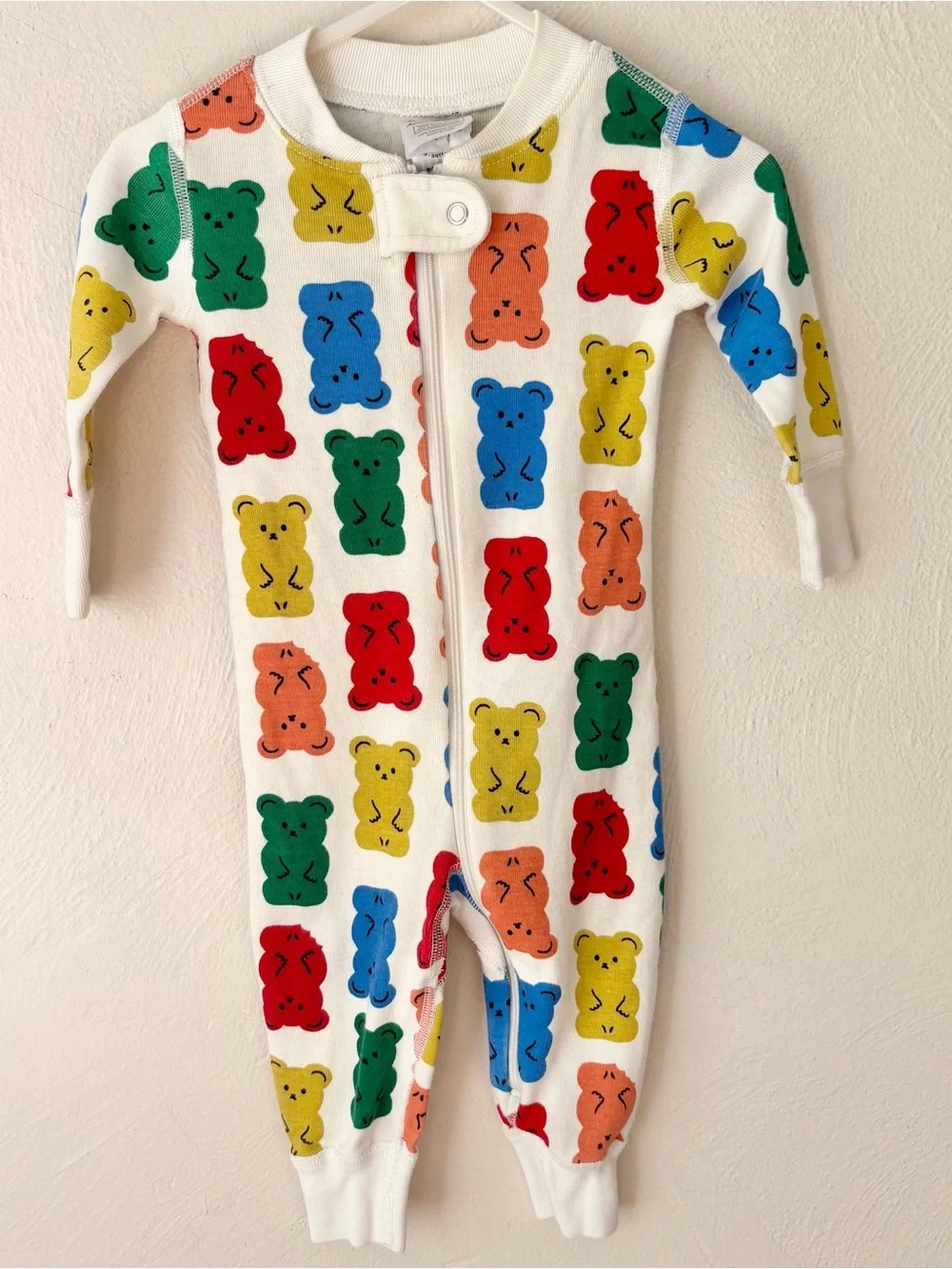 Hanna Andersson Organic Cotton Gummy Bear One Piece Pajamas